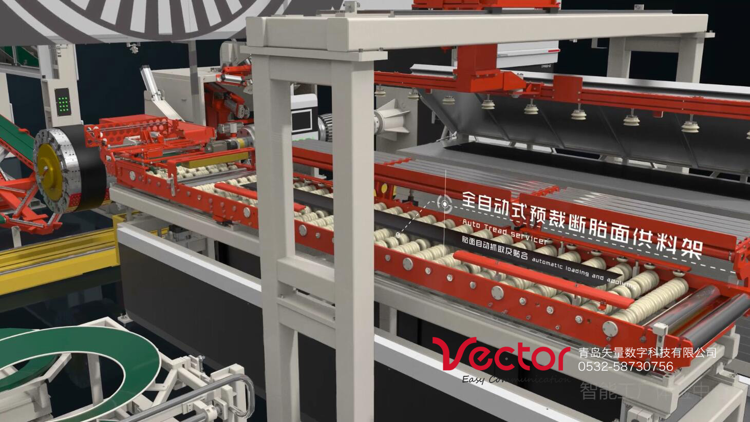 輪胎成型機動畫,工業動畫 輪胎成型機動畫,工業動畫